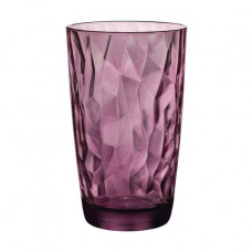 Set of tall glasses Bormioli Rocco Diamond Rock Purple, 6*470 ml