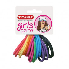 A set of clips for hair of TITANIA of elastichny, 20 pieces, multi-colored, 4 cm, 7890 GIRL