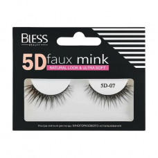 False eyelashes of Bless Beauty 5D Faux Mink of reusable use, 5D-07
