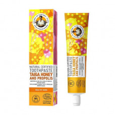 Natural toothpaste Recipes of the Grandmother Agafya Taiga honey and propolis, 85 g
