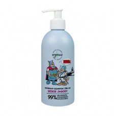 Natural shampoo and shower gel 2 in 1 4organic Kayko and Kokosh, Wild berries, 350 ml