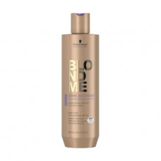 Neutralized Schwarzkopf Professional BlondMe Cool Blondes Neutralizing Shampoo shampoo, for hair of cold shades blond, 300 ml