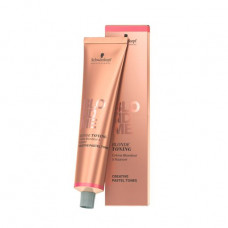 Neutralized toner for decolouration of hair of Schwarzkopf Professional BlondMe Bleach & Tone of pastel pink, 60 ml