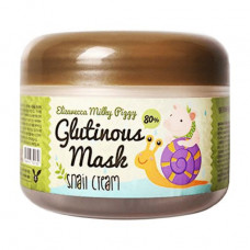 Night Elizavecca Face Care Milky Piggy Glutinous Mask cream mask of 80% Snail Cream with mutsiny snails, 100 g