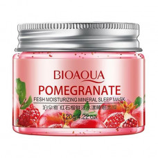 Night Bioaqua Pomegranate Fesh Moisturizing Mineral Sleep Mask face pack with extract of pomegranate, 120 g