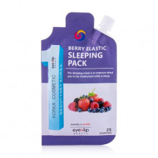 Night Eyenlip Spout Pouch Berry Elastic Sleeping Pack face pack for dry skin, 25 g