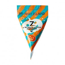 The night May Island May Island 7 Days Secret Healing Pumpkin Sleeping face pack moistening, calming, 5 ml