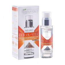 The night rejuvenating serum for the person Bielenda Neuro Glicol + Vit.C, 30 ml
