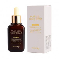 Night serum for the person Secret Key Multi Cell Night Repair Ampoule restoring, 50 ml