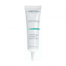 Night skin cream around eyes and a neck of Christina Unstress Harmonizing Eye & Neck Night Cream, 30 ml