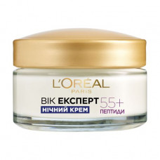 Night cream for the person L'Oreal Paris Age the expert, anti-aging care, 55+, 50 ml