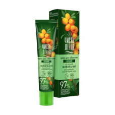Night face cream the Clean line for the normal and combined skin, nutritious, 40 ml