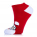 Czech socks female AmiGA red with Father Frost, size 23-25