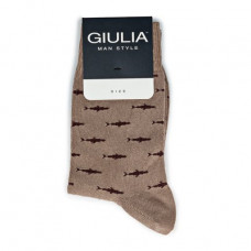 Socks men's GIULIA MSL-009 calzino beige of river 39-42