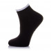 Socks female AmiGA 11B20-5/2 sports, black, size 23-25