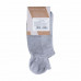 Socks the female AmiGA Training shortened, a grid, gray melange, size 23-25