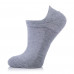 Socks the female AmiGA Training shortened, a grid, gray melange, size 23-25