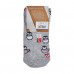 Socks female AmiGA average, penguins, gray, size 23-25