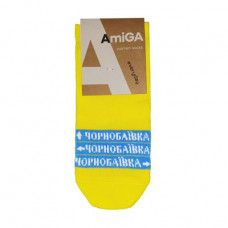 Socks the female AmiGA shortened Chernobayevka size 23-25