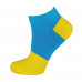 Socks the female AmiGA shortened yellow-blue size 23-25