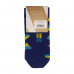 Socks female AmiGA the shortened Yellow-blue hearts, size 23-25
