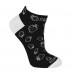 Socks female AmiGA shortened Palyanitsya-klubnika, size 23-25