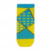 Socks female AmiGA the shortened Patchwork, size 23-25