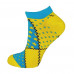 Socks female AmiGA the shortened Patchwork, size 23-25