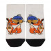 Socks female AmiGA the shortened Red wood, size 23-25