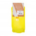 Socks the female AmiGA shortened with an embroidery, yellow, camomiles, size 23-25