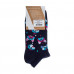 Socks the female AmiGA shortened, dogs, dark blue, size 23-25