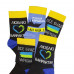 Socks female AmiGA high, I Love Bayraktar, size 23-25