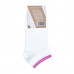 Socks female AmiGA 11B20-5/1 sports, white, size 23-25