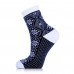 Socks female AmiGA classical, terry, blue with the white drawing, size 23-25
