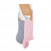 Socks female AmiGA with terry foot, white, size 23-25