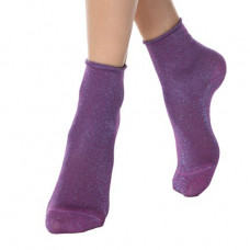Socks female Conte Elegant CLASSIC (lurex, without elastic band) viscose 17S-16SP lilac ruble 23