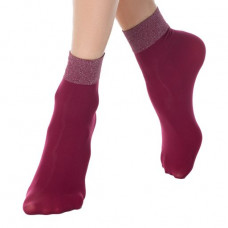 Socks female Conte Elegant FANTASY 16S-128SP Bordo of river 23-25