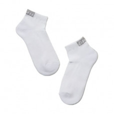 Socks female Conte elegant Active 16S-92SP-091 short, with terry foot, light gray, size 23
