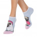 Socks female Conte elegant Happy 19S-114SP-164 light blue, size 23-25