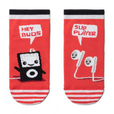 Socks female Conte elegant Happy 19S-114SP-167 red, size 23-25