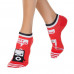 Socks female Conte elegant Happy 19S-114SP-167 red, size 23-25