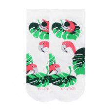 Socks female Duna 3235 white, size 23-25