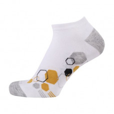 Socks female Duna 3237 white, size 21-23