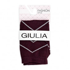 Socks female GIULIA WLM-004 (Lurex) calzino marsala of river 36-38