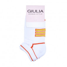Socks female Giulia WS1C/SpTe-003 - (WS Sport-03 Calzino) of Orange, size 36-38