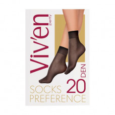Socks female Viv'en petty Preference Socks, 20 DEN, black, 2 couples