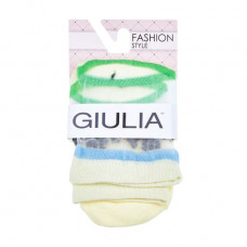 Socks female fantasy Giulia WS2 Cristal 038 Light Yellow, size 36-38