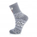 Socks women's in a gift box of AmiGA classical, terry, snowflakes with a deer, in assortment, size 23-25