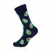 Socks men's AmiGO F02 classical, with avocado, black, size 25