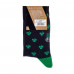 Socks men's AmiGO F02 classical, shamrock, black, size 25